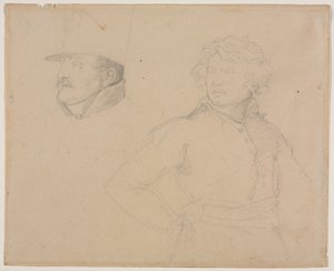 Étude de deux soldats