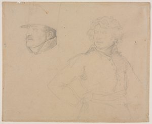 Étude de deux soldats