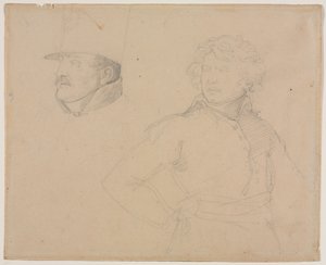 Étude de deux soldats, 1818-1819 - Theodore Gericault