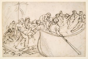 Le sauvetage des survivants du radeau de la Méduse - Theodore Gericault