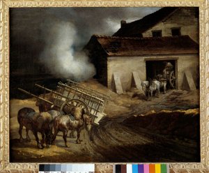 Le four à plâtre (détail)