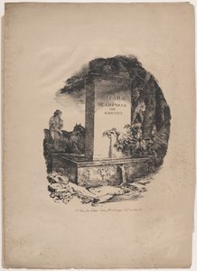 Abreuvoir, page de titre de « Études de chevaux » (Études de Chevaux) - Theodore Gericault