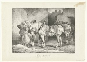 Chevaux de ferme (Quatre sujets divers)