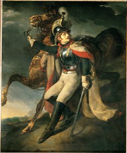 Dragoon blessé quittant le feu croisé ... - Theodore Gericault