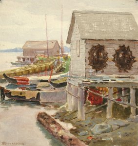Séchage des peaux, Sitka - Theodore J. Richardson