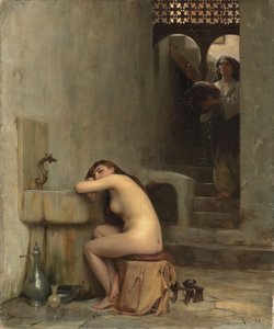 Repos au bain, 1888