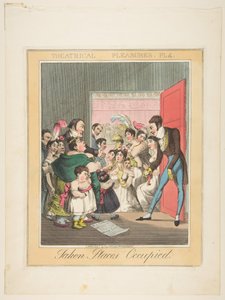 Plaisirs théâtraux, Planche 4 : Places occupées, vers 1835 - Theodore Lane