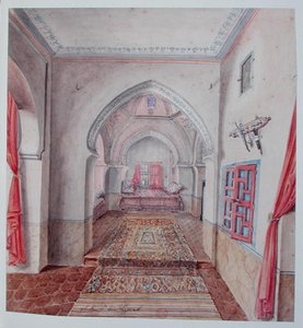 Un intérieur mauresque, Alger - Theodore Leblanc