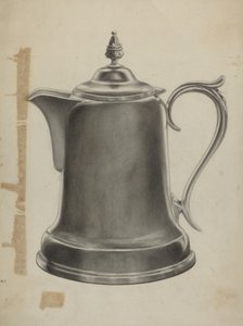 Urne à café en étain