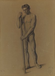 Étude de la figure masculine, 1875 - Theodore Robinson