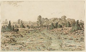 Sentier dans les Barbizonnières - Theodore Rousseau