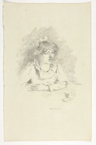 La Liseuse—La Lectrice, à la lumière de la lampe - Theodore Roussel
