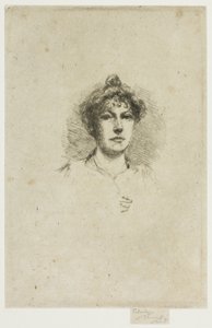 Portrait de Mlle Edith Austin - Theodore Roussel