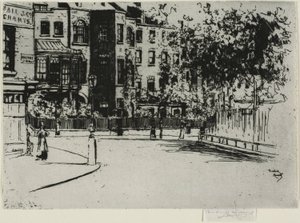 Le coin de Cheyne Walk, Chelsea