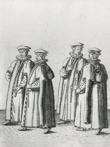Épiciers dans le cortège funèbre de Sir Philip Sidney en route vers la cathédrale Saint-Paul