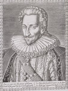Henri IV (1553-1610) en tant que Roi de Navarre, 1589 - Theodore de Bry