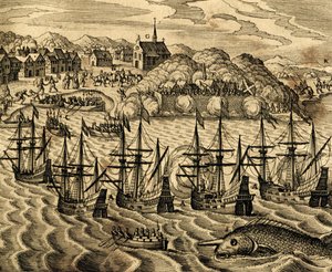 Vue du port d