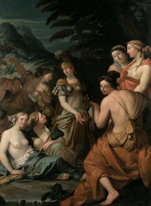 Minerve et les Muses sur le mont Hélicon