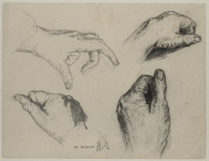 Étude de mains (recto)