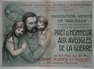Affiche publicitaire pour une vente d