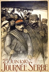 Journée serbe, 25 juin - Théophile Alexandre Steinlen