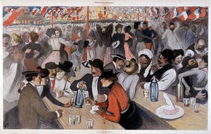 La fête du 14 juillet par Steinlen, n.d. vers 1902 - Théophile Alexandre Steinlen