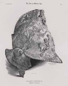 Casque du roi Henri II de France - Theophile Evariste (after) Fragonard