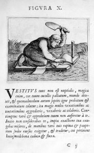 Figure prophétique X de Prognosticatio Eximii Doctoris Paracelsi, 1536 - Theophrastus Bombastus von Hohenheim Paracelsus
