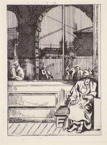 Vieille femme, 20e siècle - Therese Lessore