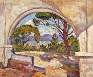 Saint Tropez, vue de la chapelle St, c.1920