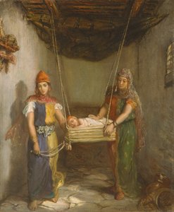 Scène dans le quartier juif de Constantine, 1851