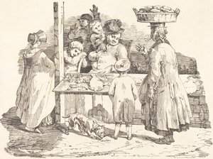 Le marchand de poissons endormi