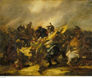 Géricault - Une charge de cuirassiers, vers 1822 - vers 1823 - Theodore Gericault