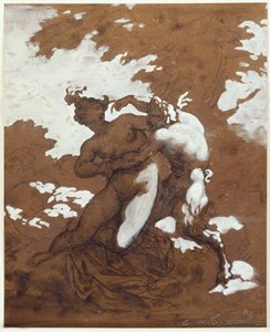Satyre et nymphe - Theodore Gericault