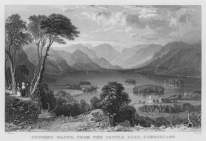 Derwent Water, depuis Castle Head, Cumberland