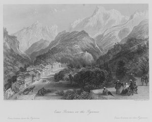 Eaux-Bonnes, dans les Pyrénées (gravure)