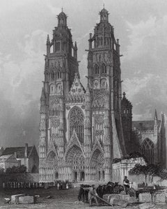 Extérieur de la Cathédrale Saint-Gatien, Tours