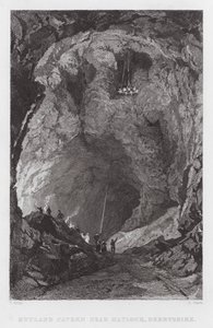 Grotte de Rutland, près de Matlock, Derbyshire - Thomas (after) Allom