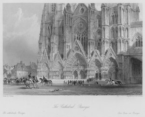 La Cathédrale, Bourges (gravure)