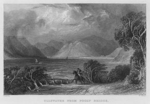 Ullswater depuis Pooly Bridge (gravure) - Thomas (after) Allom