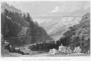 Vallée de Linmouth, North Devon (gravure)