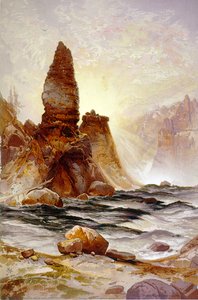 La Tour des chutes de la Tour, Yellowstone - Thomas (after) Moran