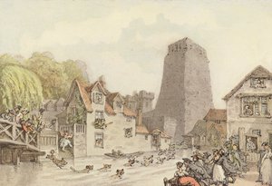 Une Chasse au Canard - Thomas (after) Rowlandson