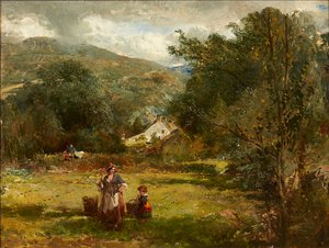 Travail dans le champ - Thomas (follower of) Faed