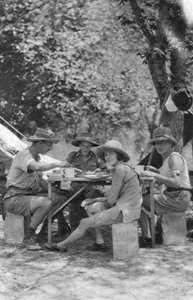 Heure du repas, Livingstone à Broken Hill, Rhodésie du Nord