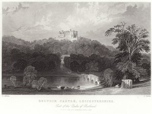 Château de Belvoir dans le Leicestershire
