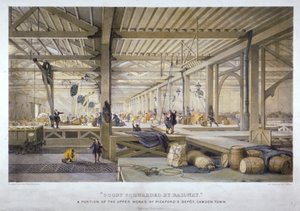 Marchandises expédiées par chemin de fer, 19e siècle - Thomas Allom