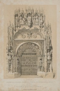 Croquis pittoresques en Espagne : Page de titre