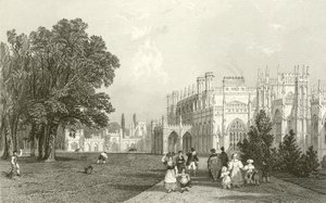 Façade ouest de Eaton Hall, Cheshire