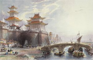 Porte occidentale de Pékin, c.1850